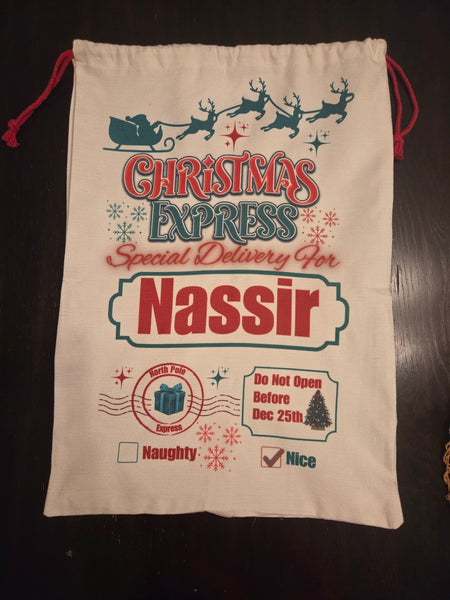Custom Christmas Sack