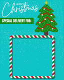 Jumbo Treat Card (Christmas Theme)