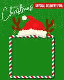 Jumbo Treat Card (Christmas Theme)