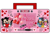 VALENTINES RECORDABLE CASSETTE TAPE BOOM BOX FLAT